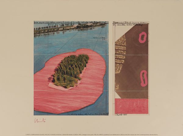 Christo : Surrounded Islands Project for Biscayne Bay Graeater Miami Florida, 1983 - 2003  - Asta Grafica Internazionale e Multipli d'Autore - Associazione Nazionale - Case d'Asta italiane