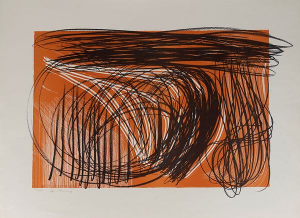 HANS HARTUNG : Orange  - Asta Grafica Internazionale e Multipli d'Autore - Associazione Nazionale - Case d'Asta italiane