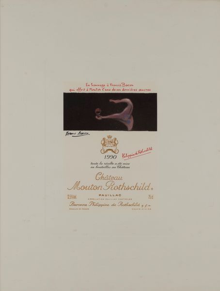 Francis Bacon : Chateau Mouton Rothschild  - Asta Grafica Internazionale e Multipli d'Autore - Associazione Nazionale - Case d'Asta italiane