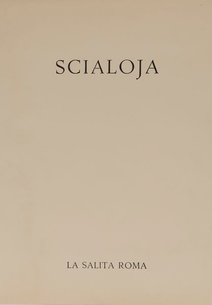 Toti Scialoja : Cartella contenente quattro litografie  - Asta Grafica Internazionale e Multipli d'Autore - Associazione Nazionale - Case d'Asta italiane