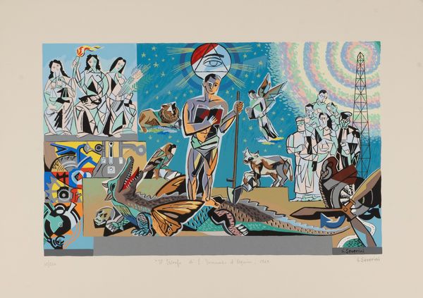 Gino Severini : Una ricerca di radici  - Asta Grafica Internazionale e Multipli d'Autore - Associazione Nazionale - Case d'Asta italiane