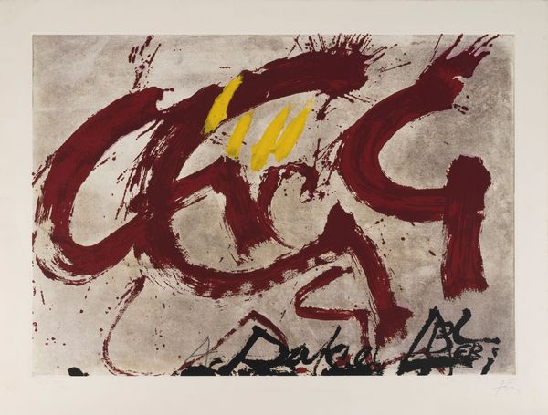 Antoni Tapies : Per Alberti, per la Spagna  - Asta Grafica Internazionale e Multipli d'Autore - Associazione Nazionale - Case d'Asta italiane