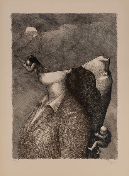 Roland Topor : Ciel ouvert  - Asta Grafica Internazionale e Multipli d'Autore - Associazione Nazionale - Case d'Asta italiane