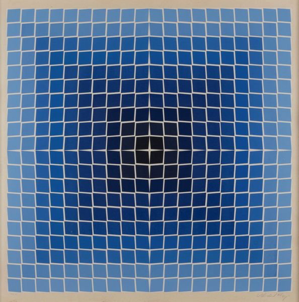 VICTOR VASARELY : Senza titolo  - Asta Grafica Internazionale e Multipli d'Autore - Associazione Nazionale - Case d'Asta italiane