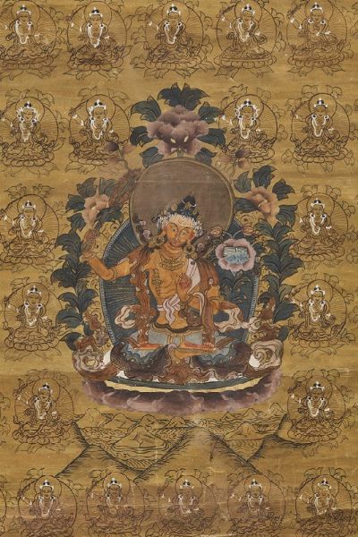 THANGKA, TIBET, SEC XIX  - Asta Arte Orientale - Associazione Nazionale - Case d'Asta italiane