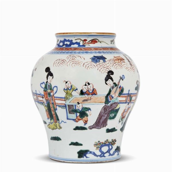 VASO, CINA, DINASTIA QING, SEC. XVII  - Asta Arte Orientale - Associazione Nazionale - Case d'Asta italiane