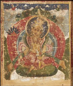 THANGKA, NEPAL, SEC. XV-XVI  - Asta Arte Orientale - Associazione Nazionale - Case d'Asta italiane