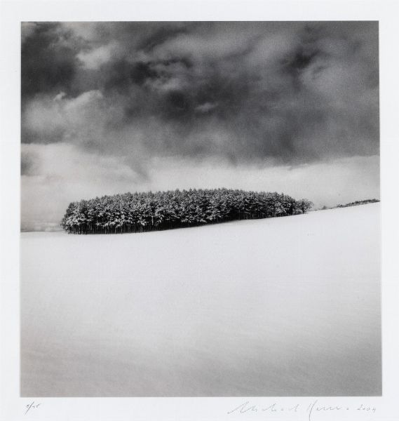 MICHAEL KENNA : White Copse, Study 2<BR>Wakkanai, Hokkaido, Japan  - Asta Fotografia - Associazione Nazionale - Case d'Asta italiane