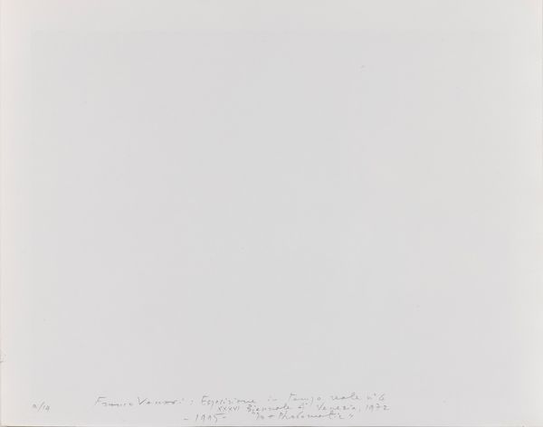 Franco Vaccari : Esposizione in tempo reale n4: Lascia su queste pareti una traccia fotografica del tuo passaggio<BR>XXXVI Biennale di Venezia, 1 dal volume Esposizioni in tempo reale, 1972 Io + Photomatic  - Asta Fotografia - Associazione Nazionale - Case d'Asta italiane