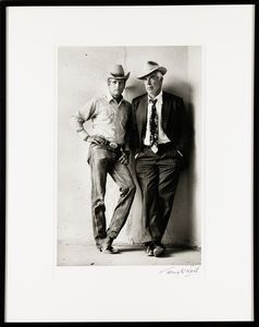 Terry O'Neill : Newman and Marvin  - Asta Fotografia - Associazione Nazionale - Case d'Asta italiane