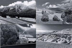 Abbas Gharib : lotto formato da quattro fotografie Roads (Composition)  - Asta Fotografia - Associazione Nazionale - Case d'Asta italiane