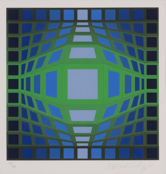 VICTOR VASARELY : senza titolo  - Asta Asta a tempo di multipli d'Autore - Associazione Nazionale - Case d'Asta italiane