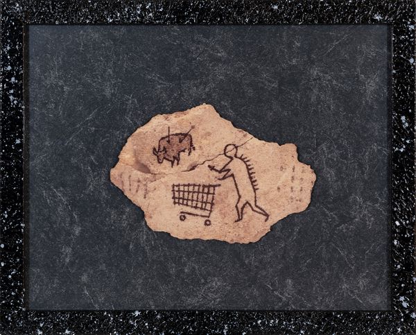 Banksy : Peckham Rock Postcard - Produced by the British Museum with the permission of Pest Control  - Asta Asta a tempo di multipli d'Autore - Associazione Nazionale - Case d'Asta italiane