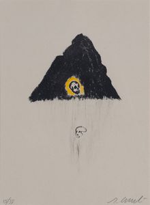 ENZO  CUCCHI : Dalla divina commedia  - Asta Asta a tempo di multipli d'Autore - Associazione Nazionale - Case d'Asta italiane