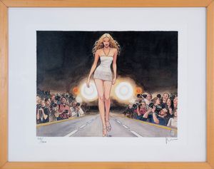 Milo Manara : senza titolo  - Asta Asta a tempo di multipli d'Autore - Associazione Nazionale - Case d'Asta italiane