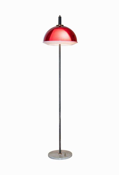 Lampada rossa vintage  - Asta 1950-1980 Design and Decor - Associazione Nazionale - Case d'Asta italiane