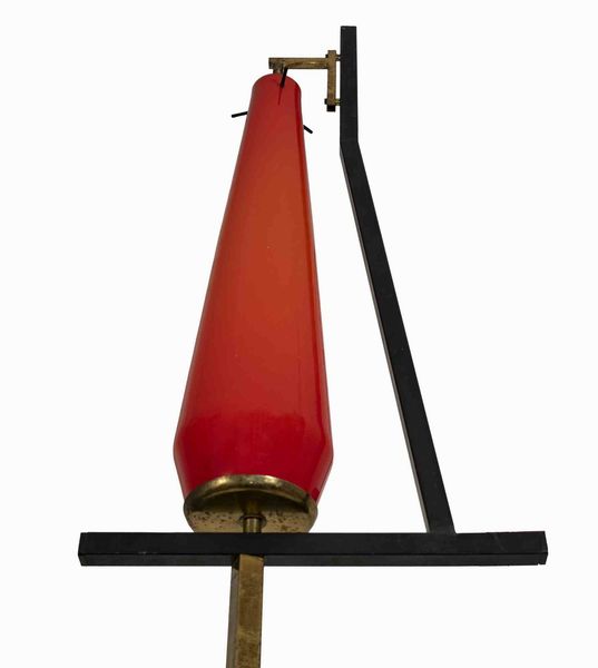 GINO VISTOSI : Lampada vintage da terra  - Asta 1950-1980 Design and Decor - Associazione Nazionale - Case d'Asta italiane