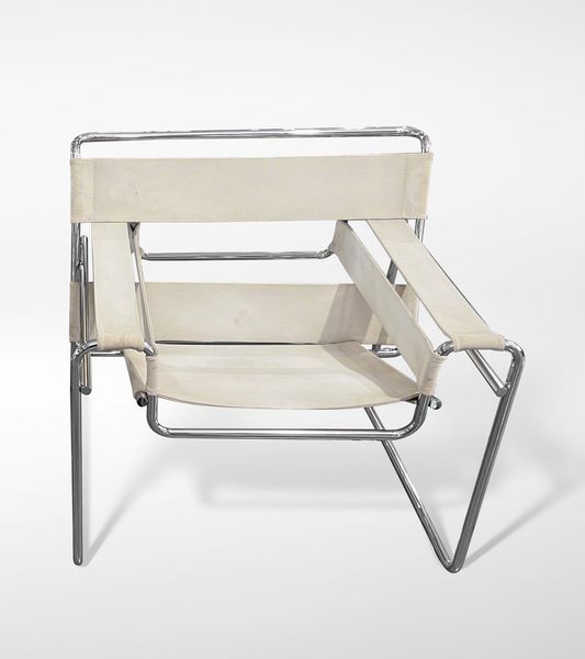 MARCEL BREUER - KNOLL INTERNATIONAL
Pecs, 1902 - New York, 1981 : Sedie vintage Wassily modello B3 per Gavina  - Asta 1950-1980 Design and Decor - Associazione Nazionale - Case d'Asta italiane