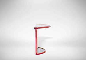 TOMMASO BARBI : Consolle vintage con specchio a parete  - Asta 1950-1980 Design and Decor - Associazione Nazionale - Case d'Asta italiane