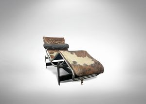 LE CORBUSIER, CHARLOTTE PERRIAND, PIERRE JEANNERET - CASSINA : Chaise-Longue Model LC4  - Asta 1950-1980 Design and Decor - Associazione Nazionale - Case d'Asta italiane