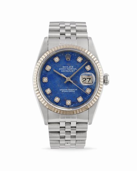 ROLEX : Datejust 16234 quadrante sodalite  - Asta Orologi - Associazione Nazionale - Case d'Asta italiane