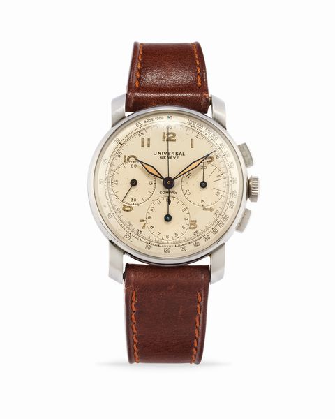 Universal Genève : Compax 22276  - Asta Orologi - Associazione Nazionale - Case d'Asta italiane