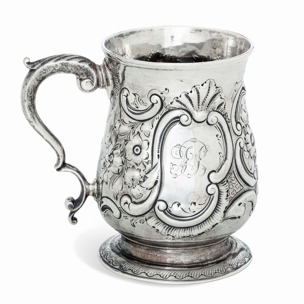 Mug. Londra 1771, argentiere non identificato (bolli parziali di difficile lettura)  - Asta Argenti da Collezione | Antichi - Associazione Nazionale - Case d'Asta italiane