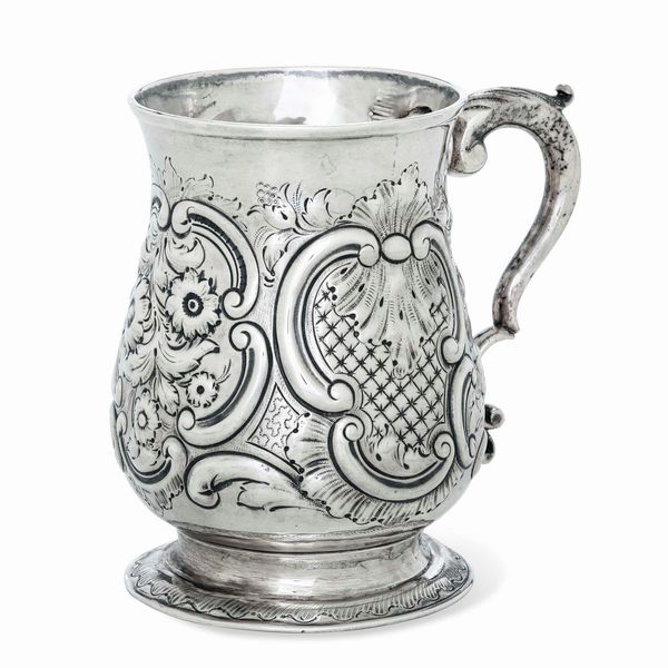 Mug. Londra 1771, argentiere non identificato (bolli parziali di difficile lettura)  - Asta Argenti da Collezione | Antichi - Associazione Nazionale - Case d'Asta italiane