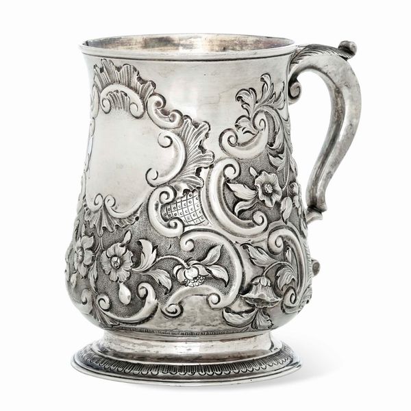 Mug. Londra, 1740-1755. Argentiere Thomas Cooke II - Richard Gurney  - Asta Argenti da Collezione | Antichi - Associazione Nazionale - Case d'Asta italiane