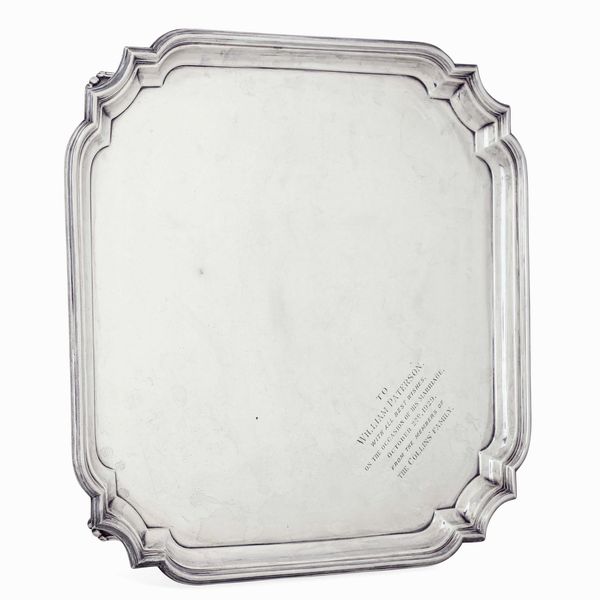 Salver. Città di Sheffield, 1929.  - Asta Argenti da Collezione | XX secolo - Associazione Nazionale - Case d'Asta italiane