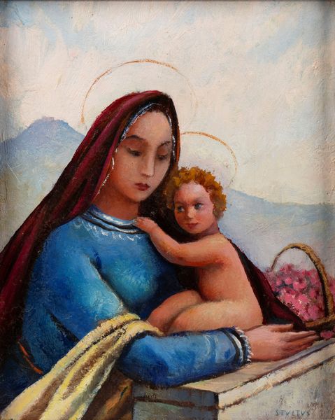 Dyalma Stultus : Madonnina dei fiori  - Asta Arte Figurativa tra XIX e XX Secolo - Associazione Nazionale - Case d'Asta italiane