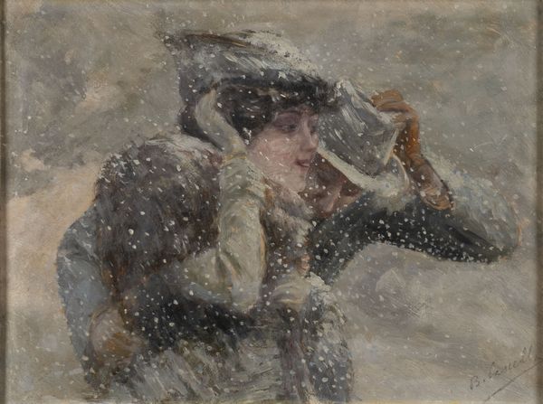 Basilio Cascella : Tempesta di neve  - Asta Arte Figurativa tra XIX e XX Secolo - Associazione Nazionale - Case d'Asta italiane