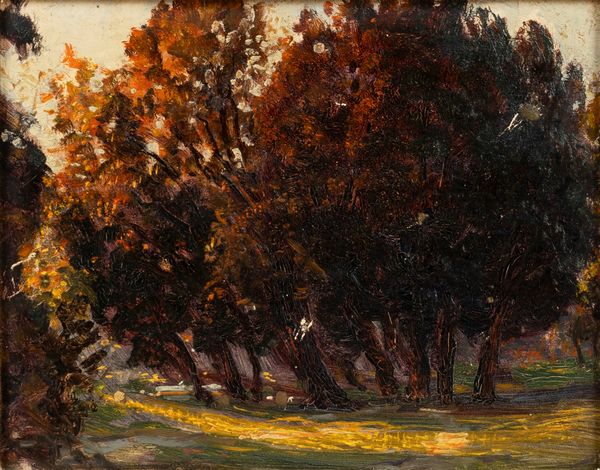 MAX ROEDER : Parco in autunno  - Asta Arte Figurativa tra XIX e XX Secolo - Associazione Nazionale - Case d'Asta italiane