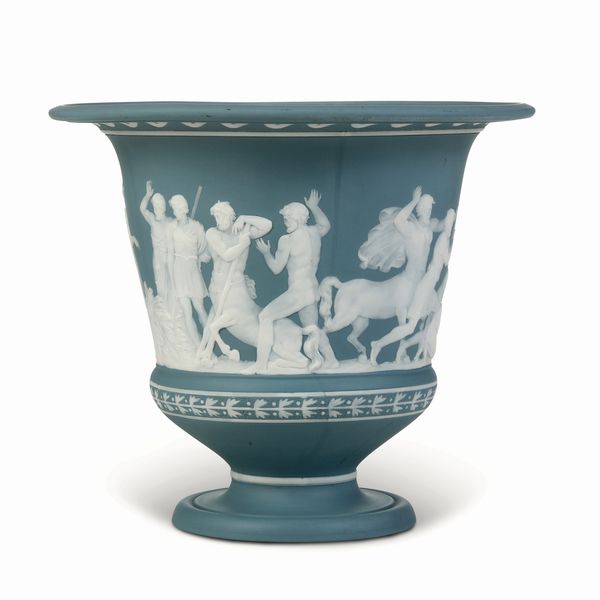 Vaso<BR>Germania, Mettlach, Manifattura Villeroy & Boch, fine XIX - inizio XX secolo <BR>Modello di Johan Baptiste Stahl (1869-1932)<BR>  - Asta Maioliche, Porcellane e Figure Venete di un Collezionista Veneziano - Associazione Nazionale - Case d'Asta italiane