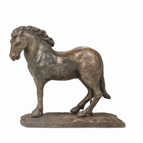 Cavallo. Arte presepiale ligure del XIX secolo  - Asta Scultura e Oggetti d'Arte - Associazione Nazionale - Case d'Asta italiane