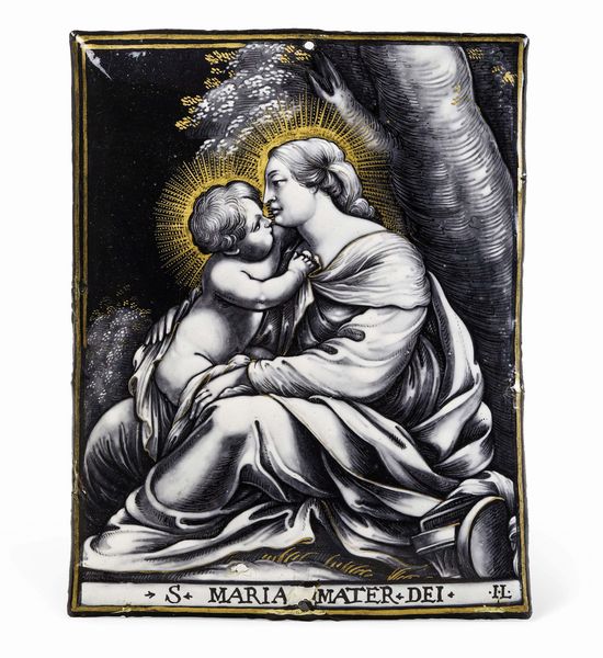 Mater Dei. Limoges, XVII secolo  - Asta Scultura e Oggetti d'Arte - Associazione Nazionale - Case d'Asta italiane