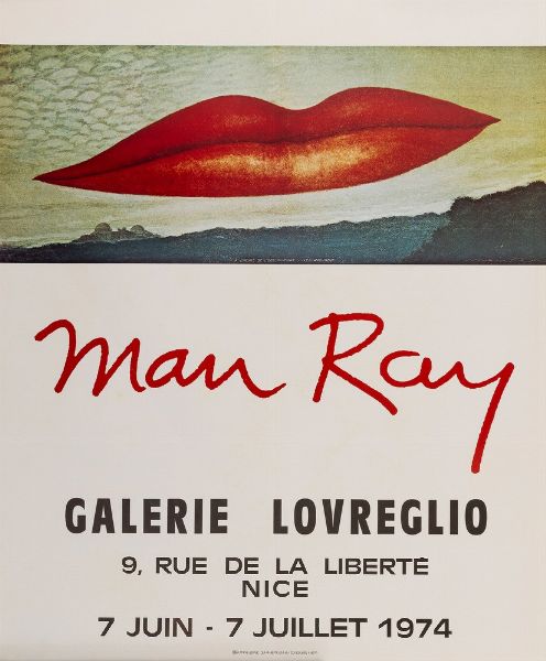 Man Ray : Mostra Man Ray  - Asta Pop Culture e Manifesti - Associazione Nazionale - Case d'Asta italiane