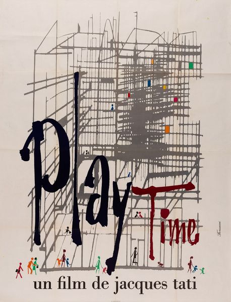 Renè Ferracci : Playtime, un film de Jacques Tati  - Asta Pop Culture e Manifesti - Associazione Nazionale - Case d'Asta italiane