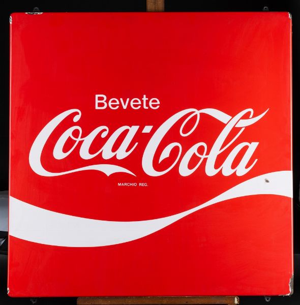 Bevete Coca Cola  - Asta Pop Culture e Manifesti - Associazione Nazionale - Case d'Asta italiane