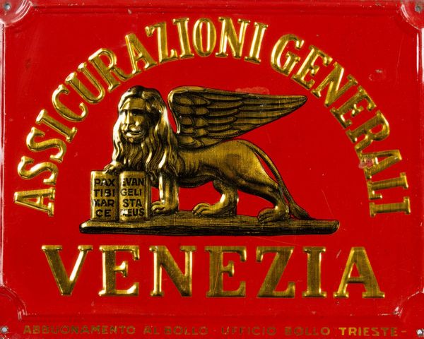 Assicurazione Generali - Venezia  - Asta Pop Culture e Manifesti - Associazione Nazionale - Case d'Asta italiane