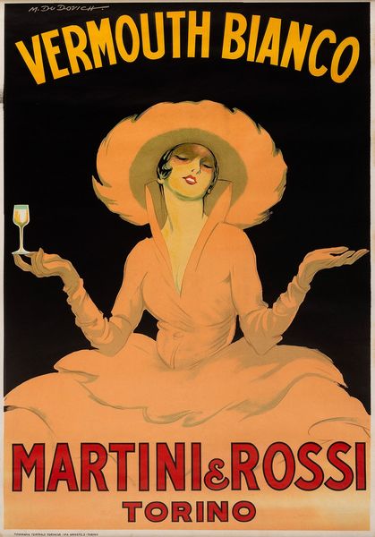 Marcello Dudovich : Vermouth  Bianco - Martini  - Asta Pop Culture e Manifesti - Associazione Nazionale - Case d'Asta italiane