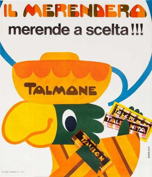 Mario Gros : Il merendero - Talmone  - Asta Pop Culture e Manifesti - Associazione Nazionale - Case d'Asta italiane