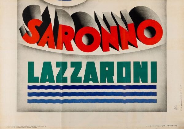 Marchesi : Amaretti di Saronno - Lazzaroni  - Asta Pop Culture e Manifesti - Associazione Nazionale - Case d'Asta italiane