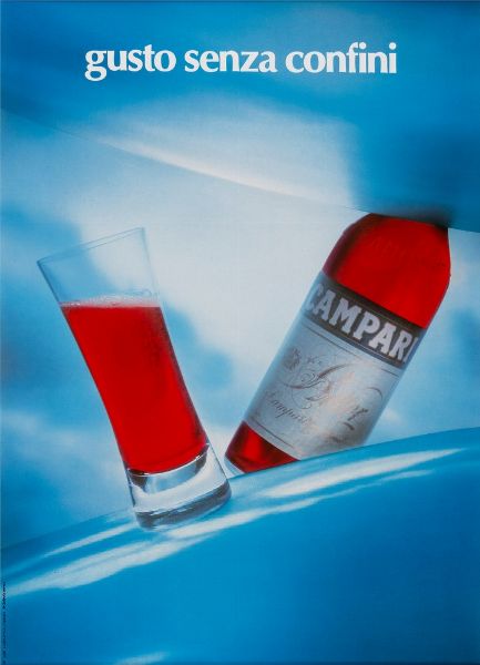 Anonimo : Campari - Gusto senza confini  - Asta Pop Culture e Manifesti - Associazione Nazionale - Case d'Asta italiane