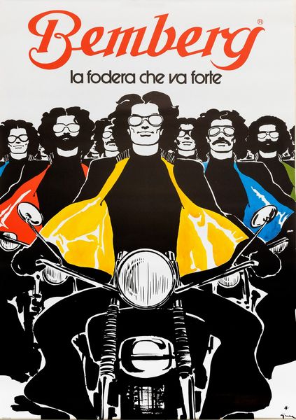 Gruau Renè : Bemberg  - Asta Pop Culture e Manifesti - Associazione Nazionale - Case d'Asta italiane