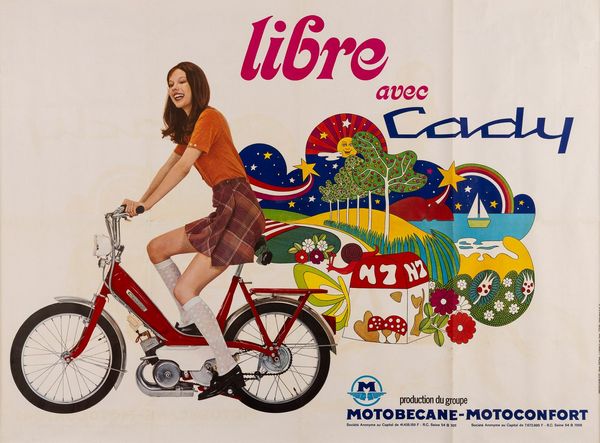 Photo Terzian : Cady - Motobecane  - Asta Pop Culture e Manifesti - Associazione Nazionale - Case d'Asta italiane