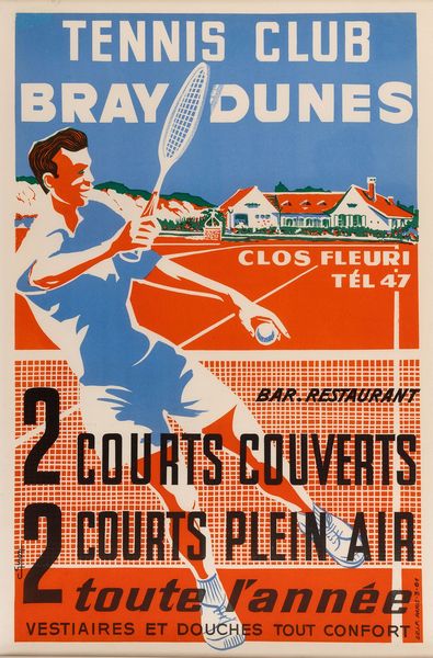 C. Guion : Tennis Club Bray Dunes  - Asta Pop Culture e Manifesti - Associazione Nazionale - Case d'Asta italiane