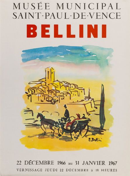 Bellini & Braque : Mostre di Belini & Braque  - Asta Pop Culture e Manifesti - Associazione Nazionale - Case d'Asta italiane