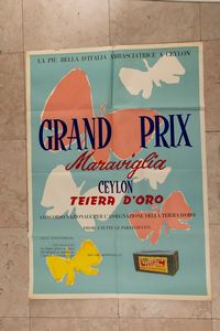 Anonimo - Grand Prix - Ceylon. Teiera doro