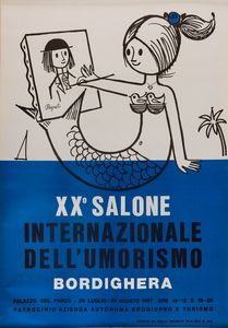 Raymond Peynet - Bordighera - XX Salone Internazionale dellumorismo